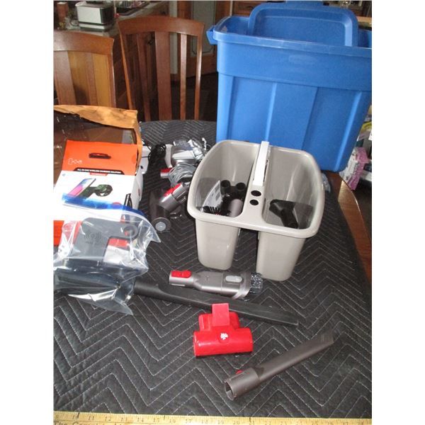 Vacuum Attachments, Wireless Charging Station, Tote, Misc.