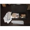 Image 1 : Bath Rug, Small Iron Board, Stapler, Storage Container