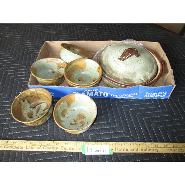 Stoneware Bowls and Dishes