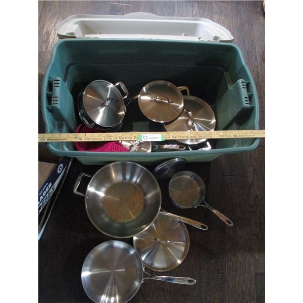 Lagostina Pot Set, Stainless Steel, Misc.