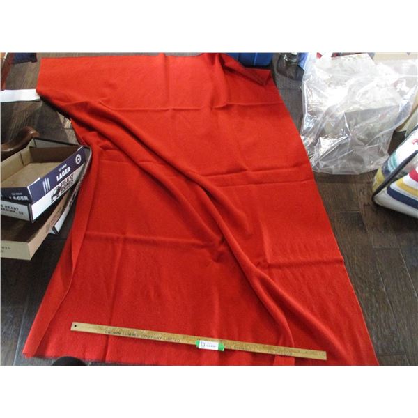 Red Wool Blanket (52" Long)
