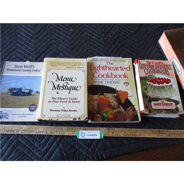 (4) Cook Books