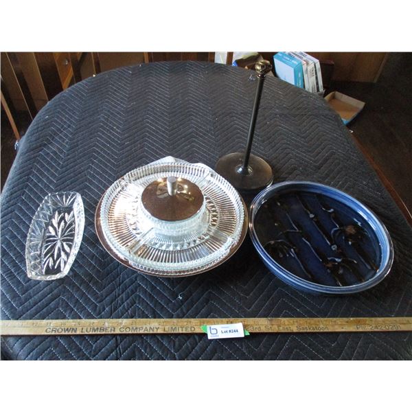 Serving Trays, Paper Holder, Misc.