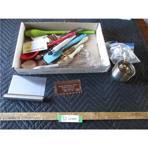 Cooking Utensils, Paint Brushes, Misc.