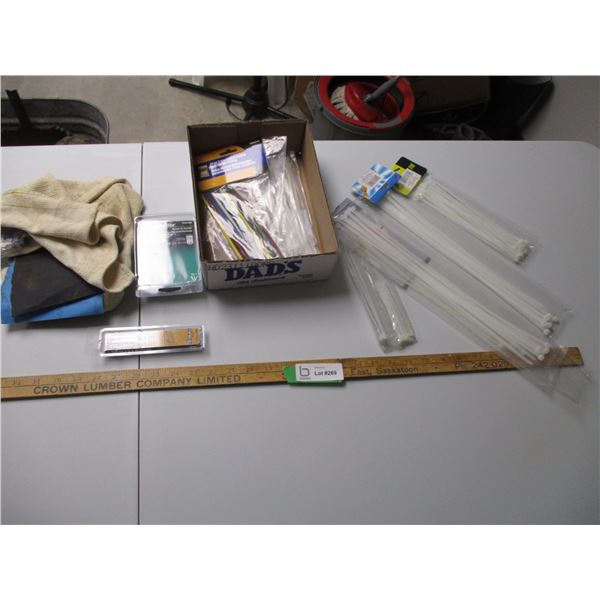 Tie Straps, Staples, Anchor, Misc.