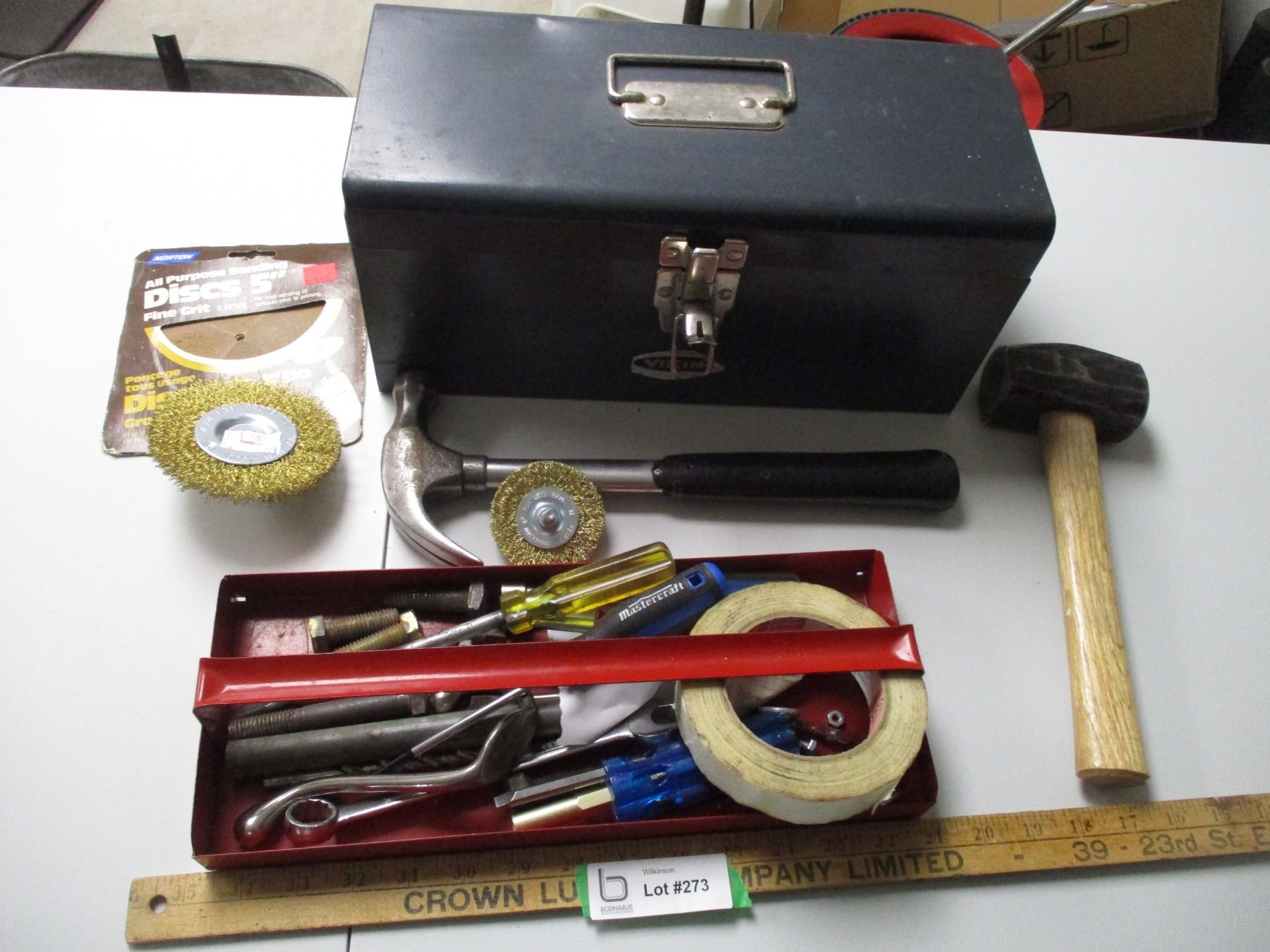 Eaton Rear Box Tools Eaton's Viking Tool Box with Tools - Bodnarus Auctioneering