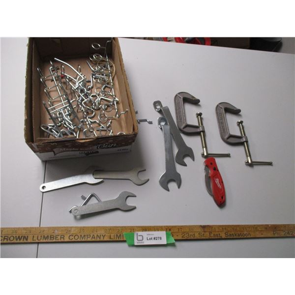 C Clamp Peg, Board Pin, Wrenches