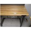 Image 2 : Mastercraft Work Bench with 2 Drawers & Metal Backing (48 x 24 x 66")