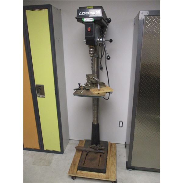 Delta 14 Drill Press on Stand with Vice