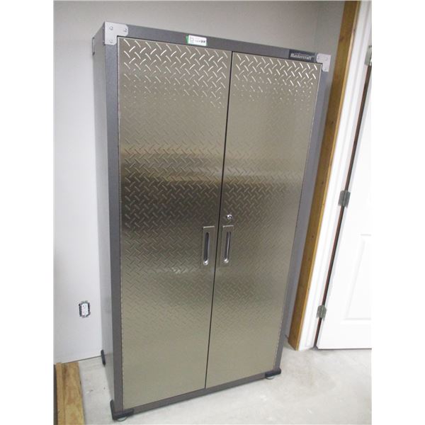 Mastercraft Checker Plated Cabinet (36 x 18 x 67-1/2")