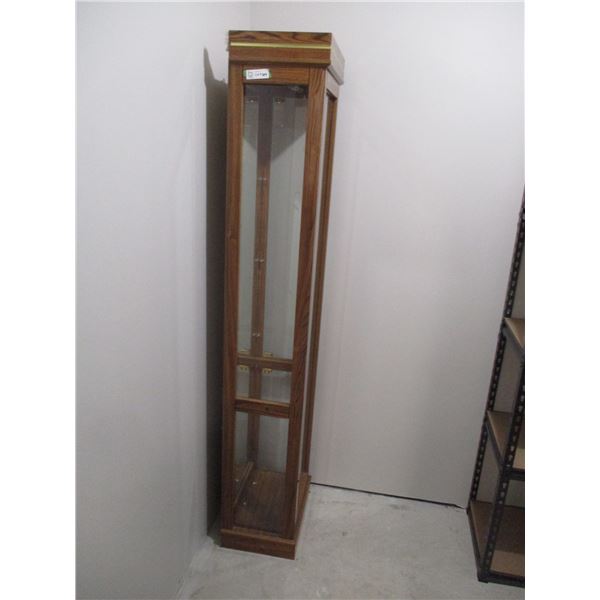 Single Curio Cabinet (11 x 15 x 72")