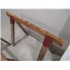 Image 3 : (2) Wooden Saw Horses