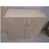 Image 2 : 2 Door Wooden Cabinet (40 x 18.5 x 37.5 Tall)