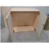 Image 4 : 2 Door Wooden Cabinet (40 x 18.5 x 37.5 Tall)