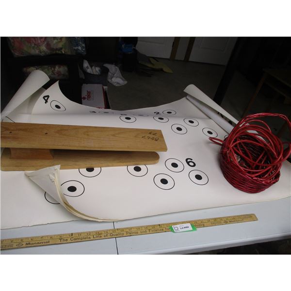 Targets, Cord, Basket, Misc.