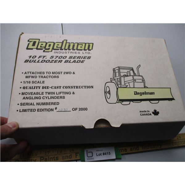 Die-Cast 1:16 Degelman 5700 Series Dozer Blade