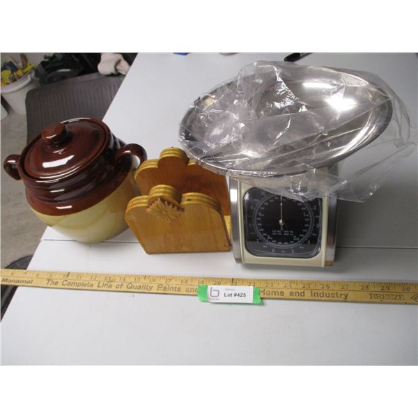 Food Scale, Bean Pot, Misc.