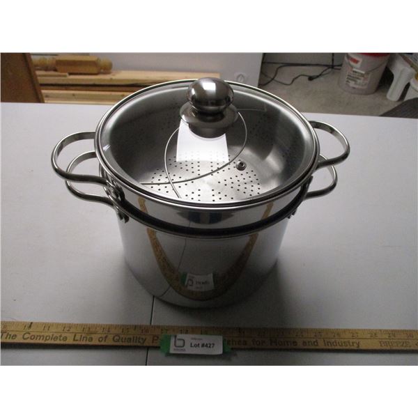 Stainless Steel Double Pot Steamer