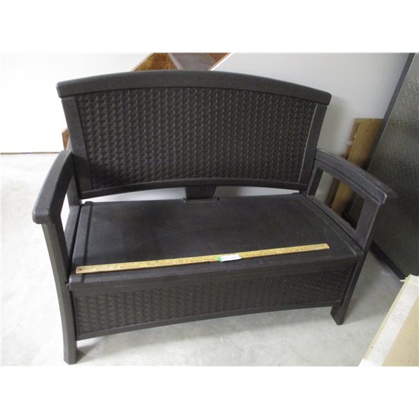 Plastic Storage Sitting Bench (47" Long)