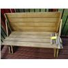 Image 3 : 4' Wooden Sitting Bench