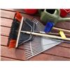Image 2 : Broom, Pail, Watering Cans, Rake, Misc.