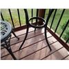 Image 3 : Small Cast Iron Patio Table with (2) Chairs