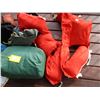 Image 2 : Life Jackets, Sleeping Bag, Travel Bag, Misc. Bags