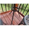 Image 3 : Small Cast Iron Patio Table with (2) Chairs