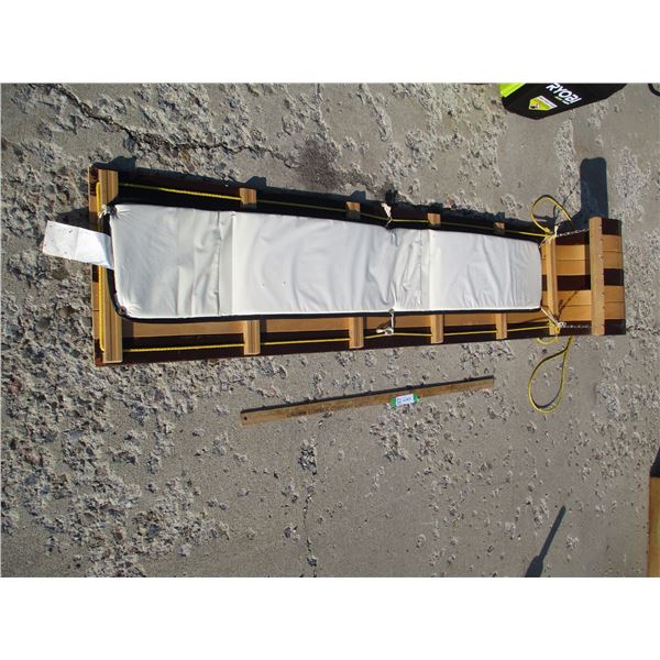 6' Wooden Toboggan with Pad