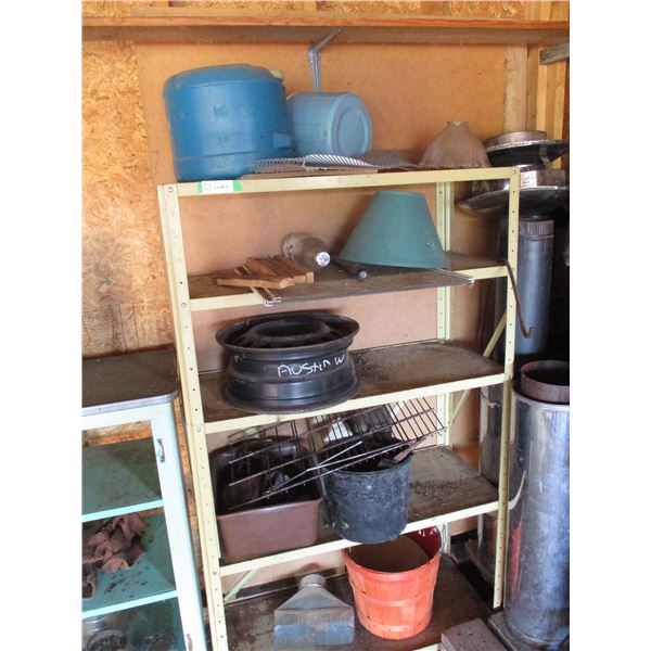 5 Tier Shelf with Contents