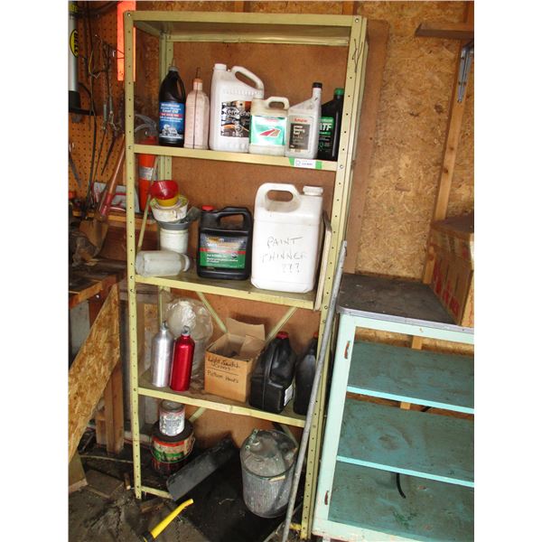 5 Tier Metal Shelf w/Contents