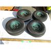 Image 1 : (4) Utility Wheels (4.10/8.50 - 4)