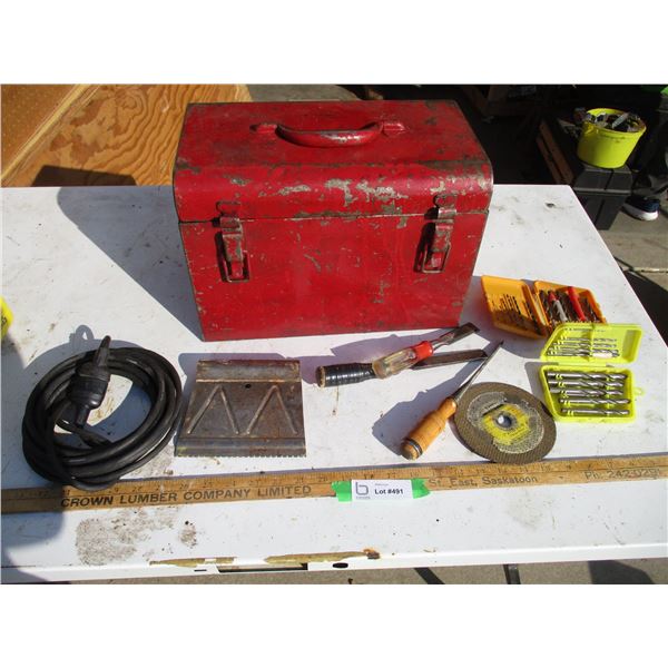 Red Tool box with Contents (Misc. Tools)