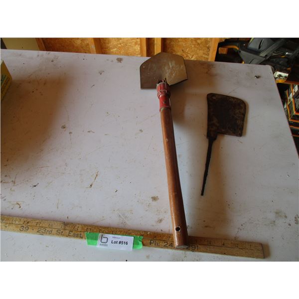 Vintage Boy Scout Shovel, Cleaver Blade