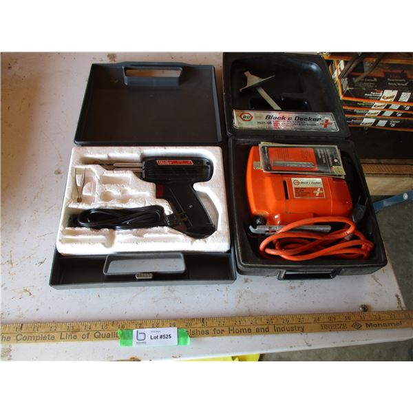 Solder Gun, Black & Decker Jigsaw with Blades