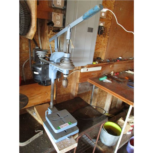 Modified Drill Press & Small Table (37 x 18")