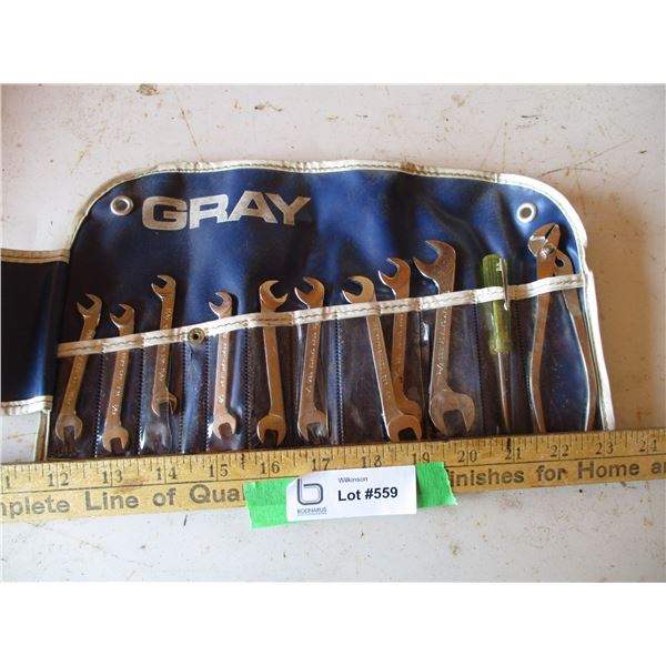 Gray Small Standard Wrench Set