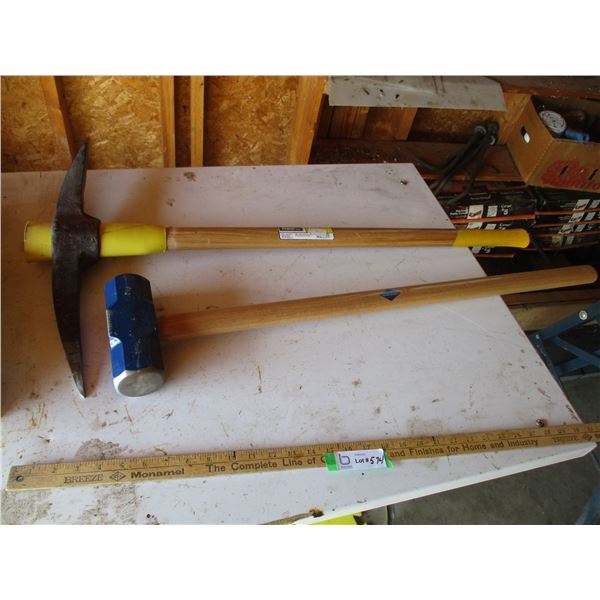 Pickaxe & Sledge Hammer