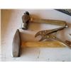 Image 3 : Ballpean Hammer, Blacksmith Hammer, (2) Locking Pliers