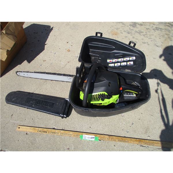 Poulin 18" Bar Chainsaw with Carry Case