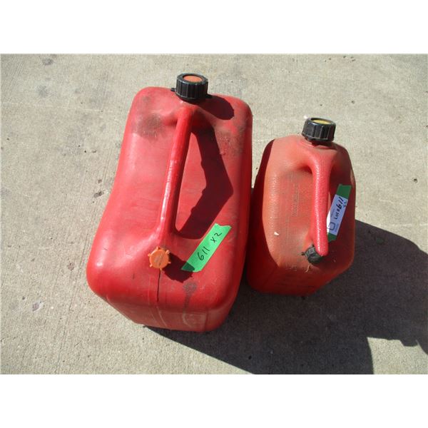 (2) Gas Cans