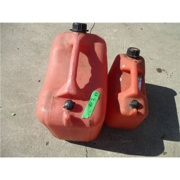 (2) Gas Cans