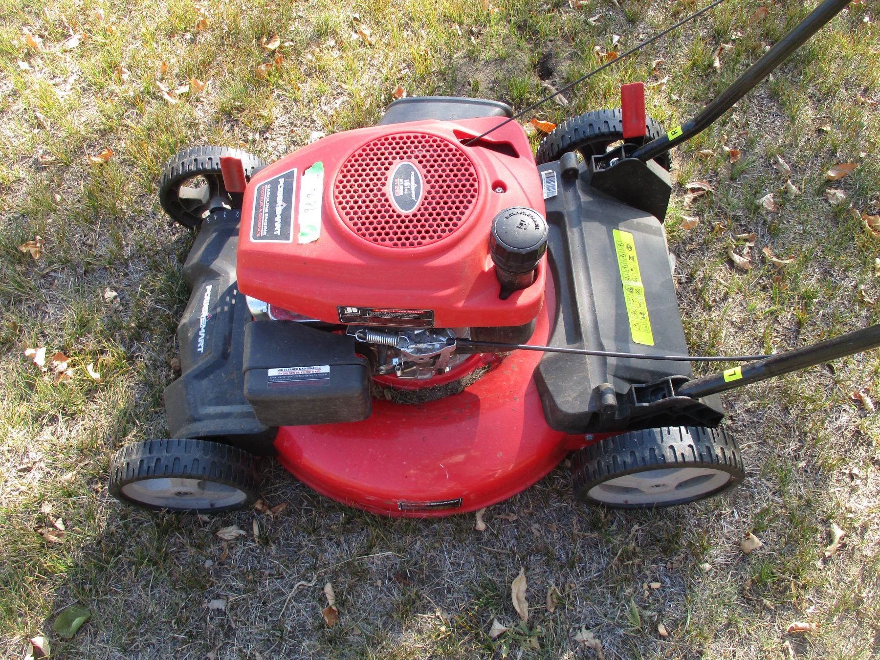 Power Smart Lawn Mower 131 CC Bodnarus Auctioneering