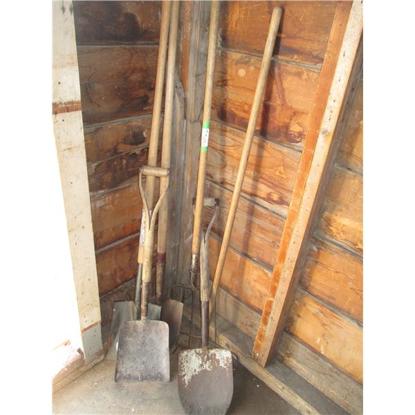 Shovels, Rake, Pitch Fork