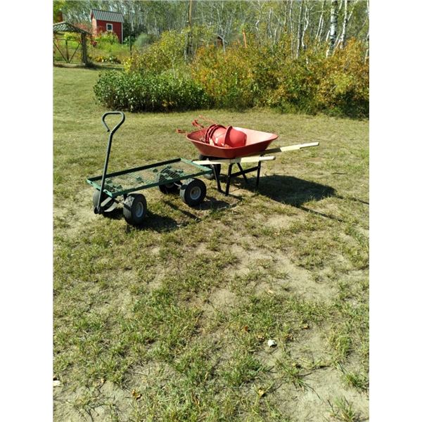 Utility Cart, Wheel Barrow, Hanging Planters