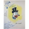 Scrooge McDuck hand drawn sketch