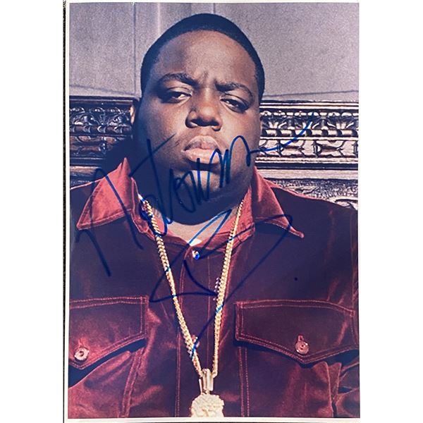 The Notorious B.I.G. signed photo