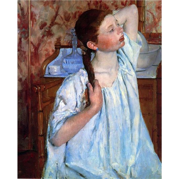 Mary Cassatt - Girl Arranging Her Hair 1886