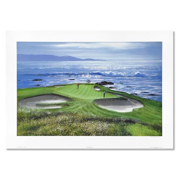 Pebble Beach - Seventh Hole by Peter Ellenshaw (1913-2007)