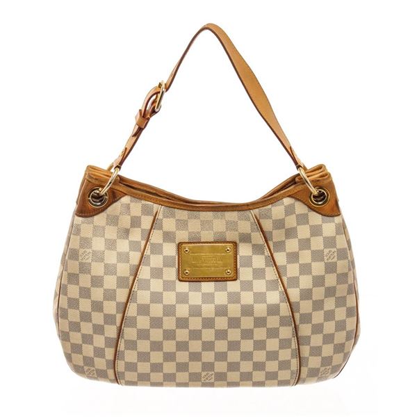 Louis Vuitton Beige Damier Azur Galliera PM Hobo Bag